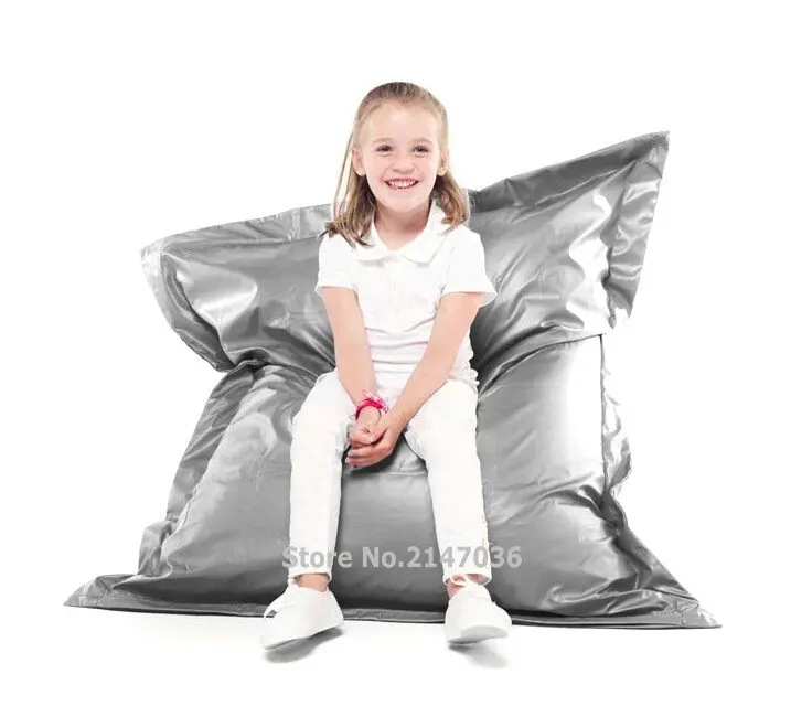 

Детское кресло-подушка серебристого цвета, водонепроницаемый диван-кровати