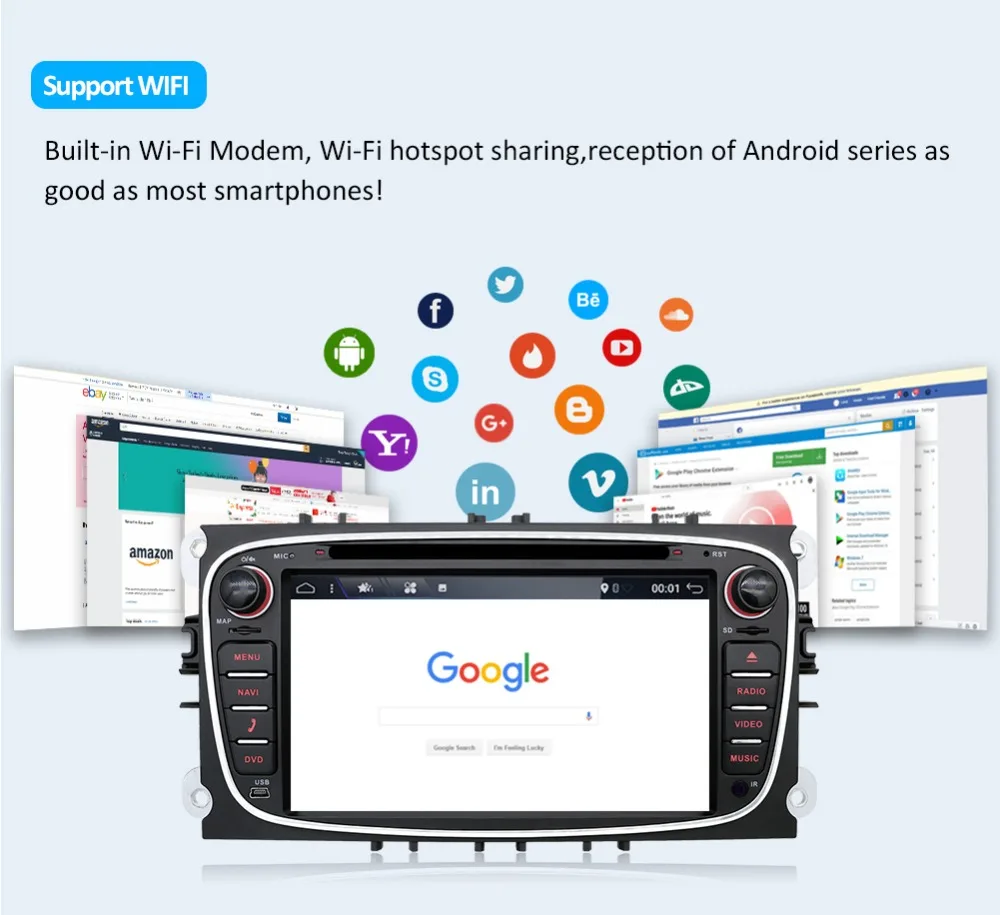 7 ''автомобильный Радио Android 9,0 Octa Core dvd-плеер для автомобиля gps Карты DAB+ OBD для Ford Focus II 2008 2009 2010 2011 Mondeo C-Max S-Max