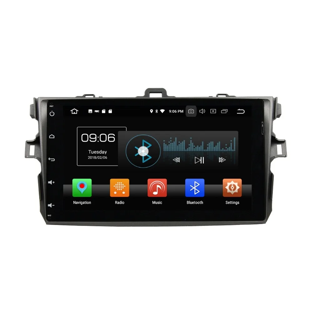 Perfect 2 din 9" Android 8.0 Car Audio DVD Radio GPS for Toyota Corolla 2006-2011 4GB RAM Bluetooth WIFI USB Mirror-link 32GB ROM 1 Perfect 2 din 9" Android 8.0 Car Audio DVD Radio GPS for Toyota Corolla 2006-2011 4GB RAM Bluetooth WIFI USB Mirror-link 32GB ROM 1
