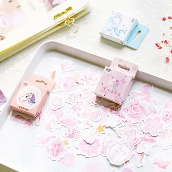 

Store Series Weather station Pink Unicorn Meaty Decorative Stickers Adhesive Stickers DIY Decoration Diary Stickers Box Package