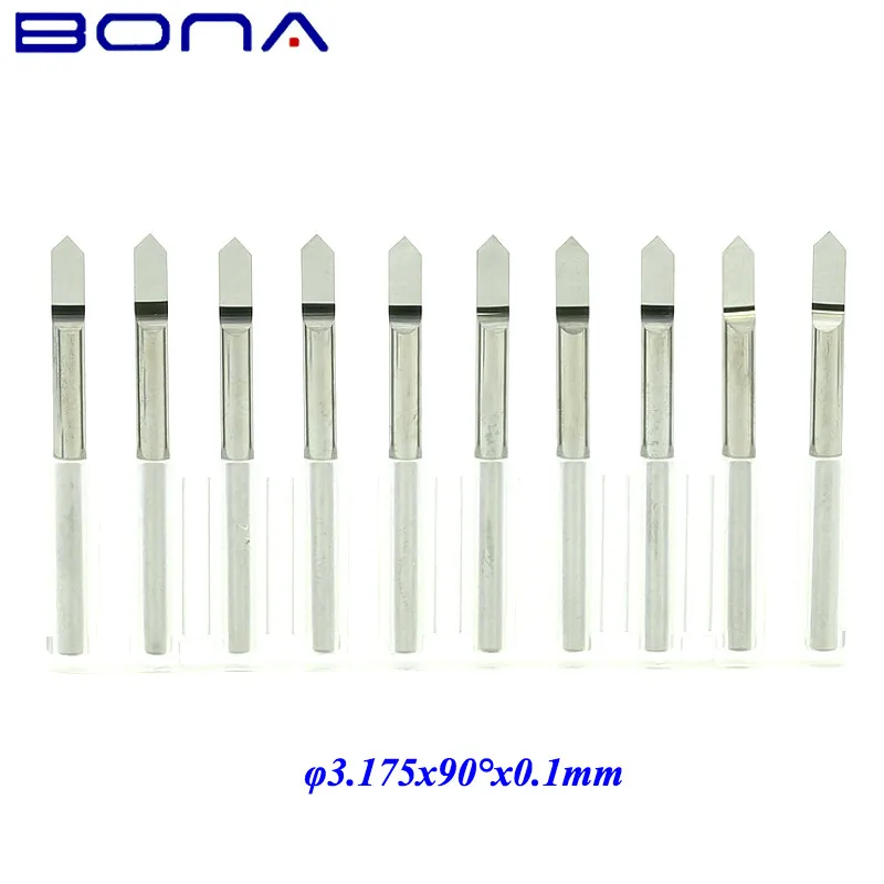 

Free Shipping 10 pcs/lot 90 Deg 0.1mm Flat Bottom CNC Router Tools, V Shape Bit, Cutting Bits, Carving Tools, PCB Milling Cutter