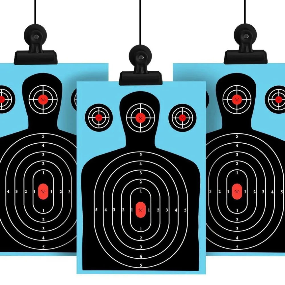 10Pack Splatter Reactive Self Adhesive Shooting Targets Gun Rifle Pistol 
