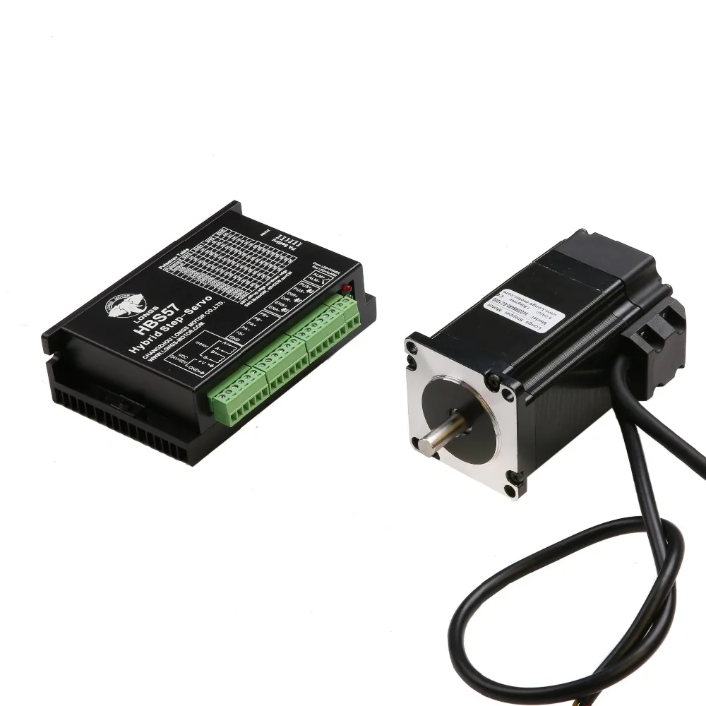 NEMA23 замкнутый шаговый двигатель 2.2N.M 4A 1000 линия 23SSM8440-EC1000 и серводвигатель HBS57 |