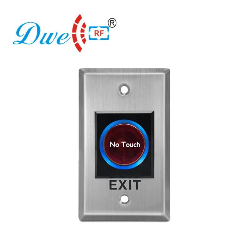 DWE CC RF контрольные принадлежности доступа 24 В инфракрасный нет сенсорная кнопка для выхода релиз кнопочный переключатель DW-B02A