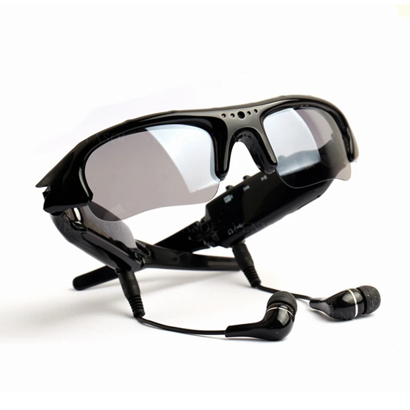 Цифровой MP3-плеер солнцезащитные очки мини камера поляризованная гарнитура цифровой рекордер DVR CAM Спорт видео на открытом воздухе - Цвет: Sunglasses