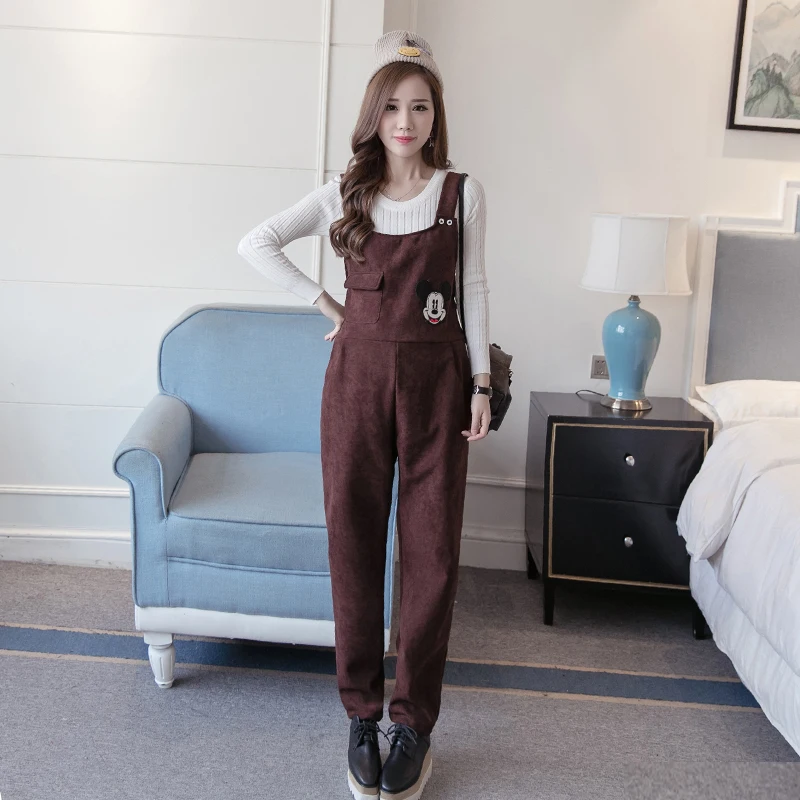 

Fashion Maternity Jumpsuit Casual Overalls Pants Pregnancy Clothing For Pregnant Women Pregnancy Bib Pants