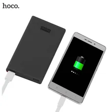 13000mAh HOCO Large Capacity Powerbank External Battery Pack Carbon Fiber Mobile Power Supply Power Bank with LED Indicator B12A
