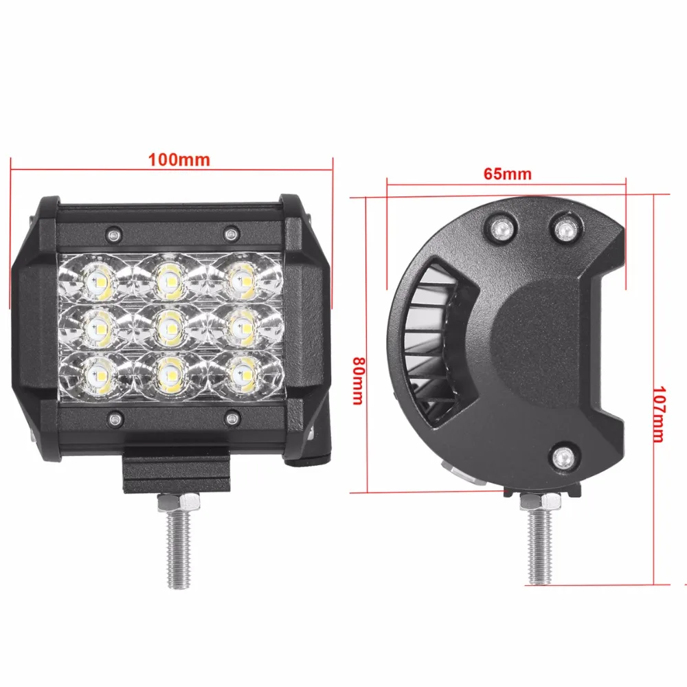 4 7 9 дюймов внедорожный светодиодный рабочий светильник с широким потоком 12 В 24 в автомобильный Грузовик ATV Лодка вагон пикап мотоцикл прицеп 4x4 ЛАМПА дополнительный головной светильник
