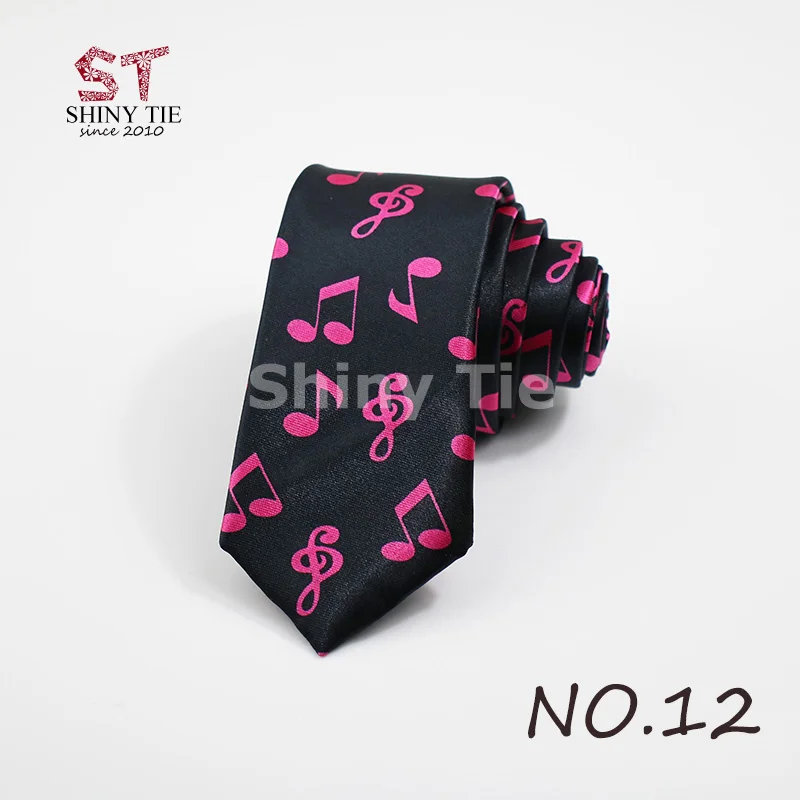 Классический Модный мужской музыкальный галстук праздничный фестиваль с принтом пианино гитара улыбающееся лицо полиэстер 5 см ширина галстук