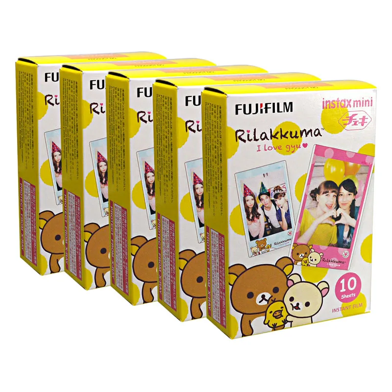 Fujifilm Instax Mini Rilakkuma I Love Gyu Instant 50 пленка для Fuji 7s 8 + 9 25 50s 70 90 300 SP-1 2 принтера |