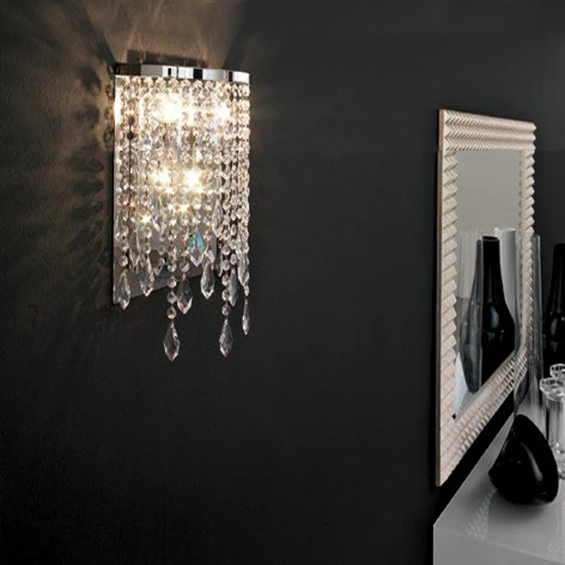 Modern Crystal Wall Light Mirror Lights Contemporary Lamps Modern Crystal Wall Light Mirror Lights Contemporary Lamps Bathroom Led Lamp Makeup Sconces For Bedroom In From