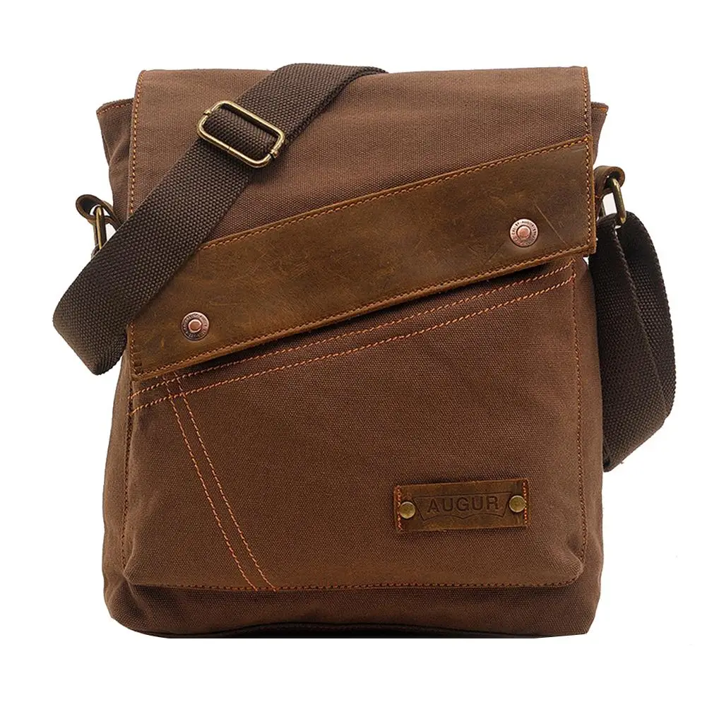 

2019 New Travel Outdoor Large Capacity Casual Men Canvas Flap Shoulder Bag Men Tote Bags Set New Fashion Man Messenger Bag