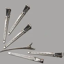 Мода Горячая Pro салон ilver парикмахерские инструменты утка рот парикмахер зажим для волос для укладки волос