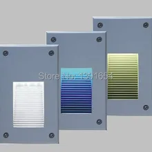 12 шт./лот AC85-265V 3 Вт IP65 открытый светодиодный утапливаемый настенный светильник, светодиодный лестницы светильник, светодиодный шаг светильник