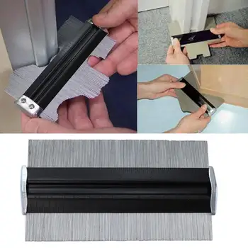

6 Inch Metal Gauge Contour Profile Copy Gauge Duplicator Width Wood Marking Tool Tiling Laminate Tiles General Tools
