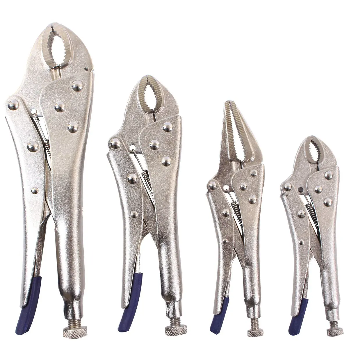 4Pcs Grip Pliers Curved Jaw Locking Pliers 143mm 224mmin Sheet Metal