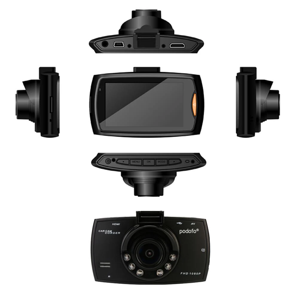  2019 Podofo A2 Car DVR Camera G30 Full HD 1080P 140 Degree Dashcam Video Registrars for Cars Night 