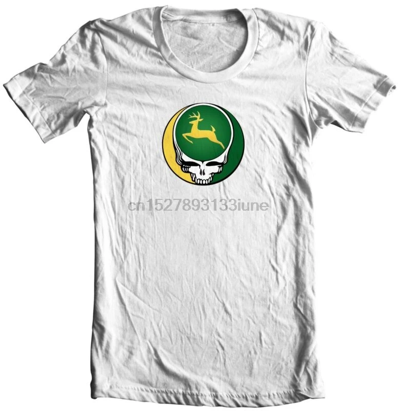 

JOHN DEER FARMING EQUIPMENT STEAL YOUR FACE GRATEFUL DEAD JERRY GARCIA SHIRT