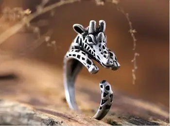 

Drop shipping-3D Retro giraffe Ring