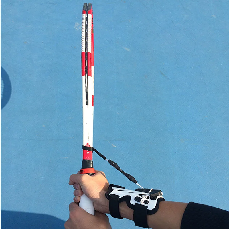 Price Professional Tennis Trainer Practice Serve Ball Machine Sports Training Tool Self study Correct Wrist Posture Accessories