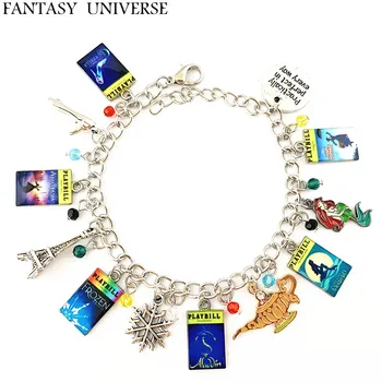 

FANTASY UNIVERSE Freeshipping 20pc a lot Broadway Charm Bracelet HRHKCDFG01