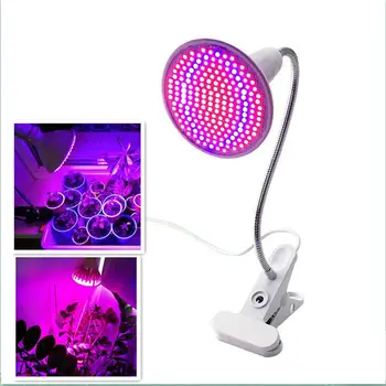 

LumiParty Plant Grow Light 200LED 20W Single-head Clip Lamp with Red & Blue Light for Indoor Hydroponic Vegetable Cultivation