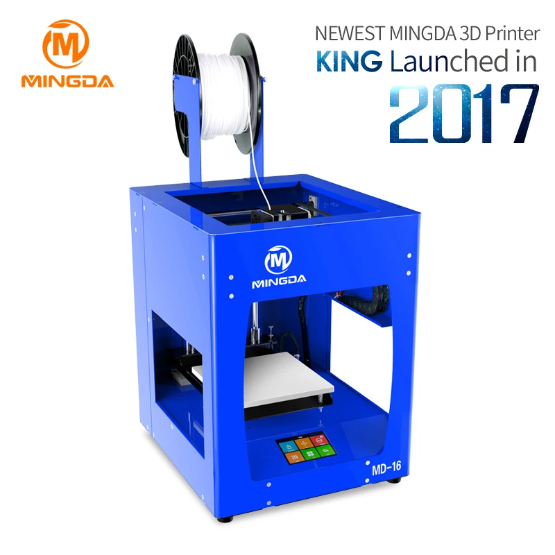 MINGDA Настольный FDM 3d принтер с высокой точностью сенсорный экран образовательный