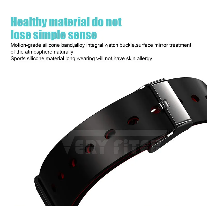 VERYFiTEK Smartwatch Blood Pressure Heart Rate Monitor Men Women Sport Watch Pedometer Stopwatch Smart Watch for IOS Android (7)