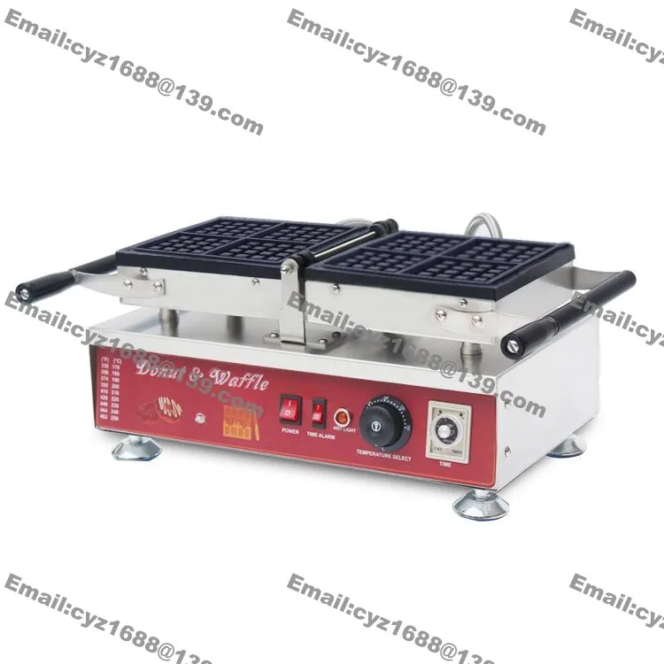 

Free Shipping Commercial Use Nonstick 110v 220v Electric 4pcs Square Belgian Waffle Maker Iron Baker Machine