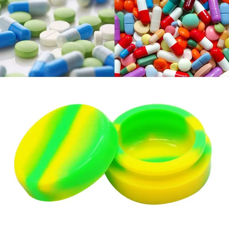 

3ml Mini Silicone Case Pill Storage Organizer Tablets Dispenser Medicine Box Health Hygiene Bottle Portable Travel Accessory