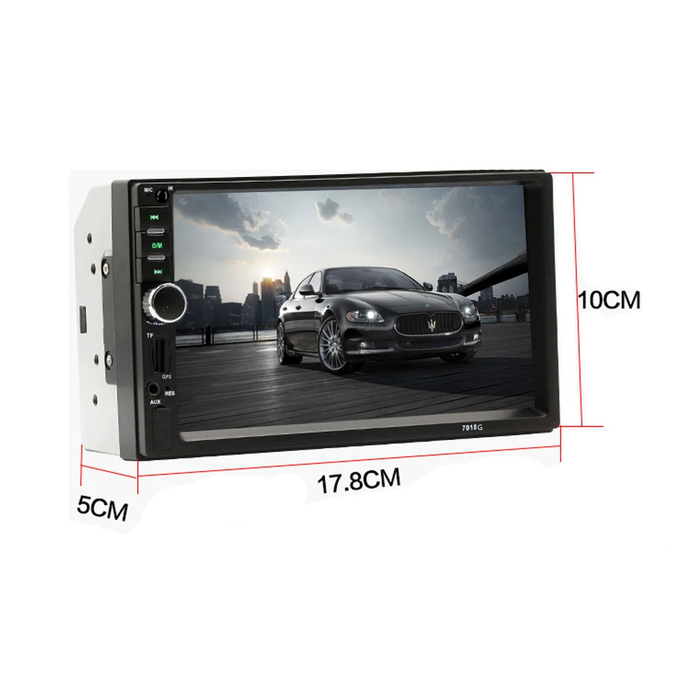 Pаспродажа Podofo 2 din автомагнитола 7 font b gps b font навигация авто с картой Bluetooth многоязычный Реверсивный четыре фары