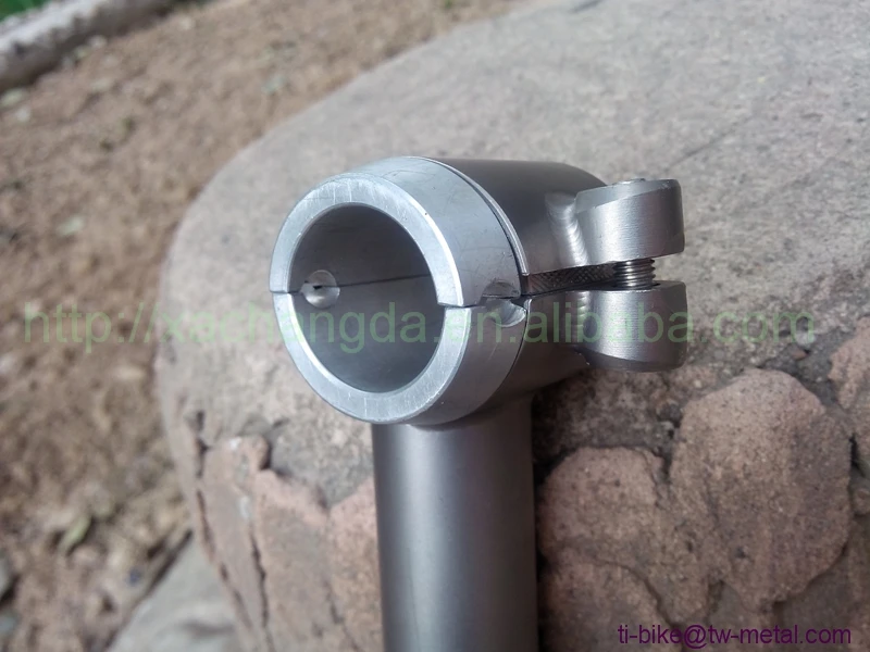 Titanium Bicycle Seat Post Custom Titanium Seat post эксцентричный Китай сделал Сообщение Сиденье с Пескоструйной обработки