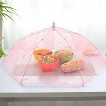 Многоразовая Крышка для еды зонтик от мух комаров кухонные инструменты для приготовления пищи Шестигранная Марля пищевая палатка кухонные аксессуары