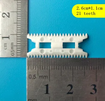 

Free shipping 10pcs 21 teeth white zirconia ceramic clipper blade