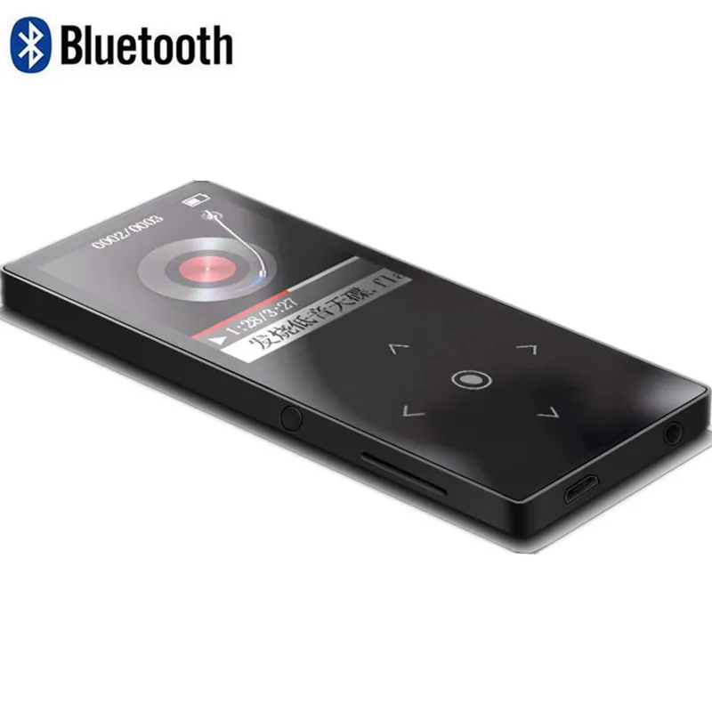 BENJIE K8 8G mp3 музыкальный плеер ультра тонкий сенсорный экран MP3 HIFI без потерь 1," экран MP3 с Bluetooth динамик FM Диктофон