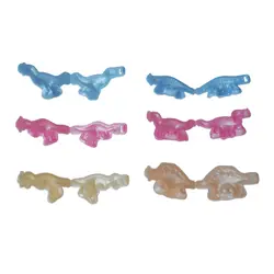 6 х красочный пластиковый Динозавр-форма для пластилина инструмент для рукоделия