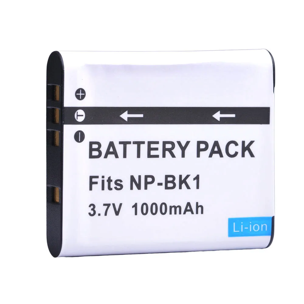 Rechargeable Battery DuraPro NP-BK1 NP BK1 Bateria 1000mAh Battery + LCD USB Charger For Sony S750 S780 S950 S980 W190 W370 W180 DSC-S950 MHS-PM1