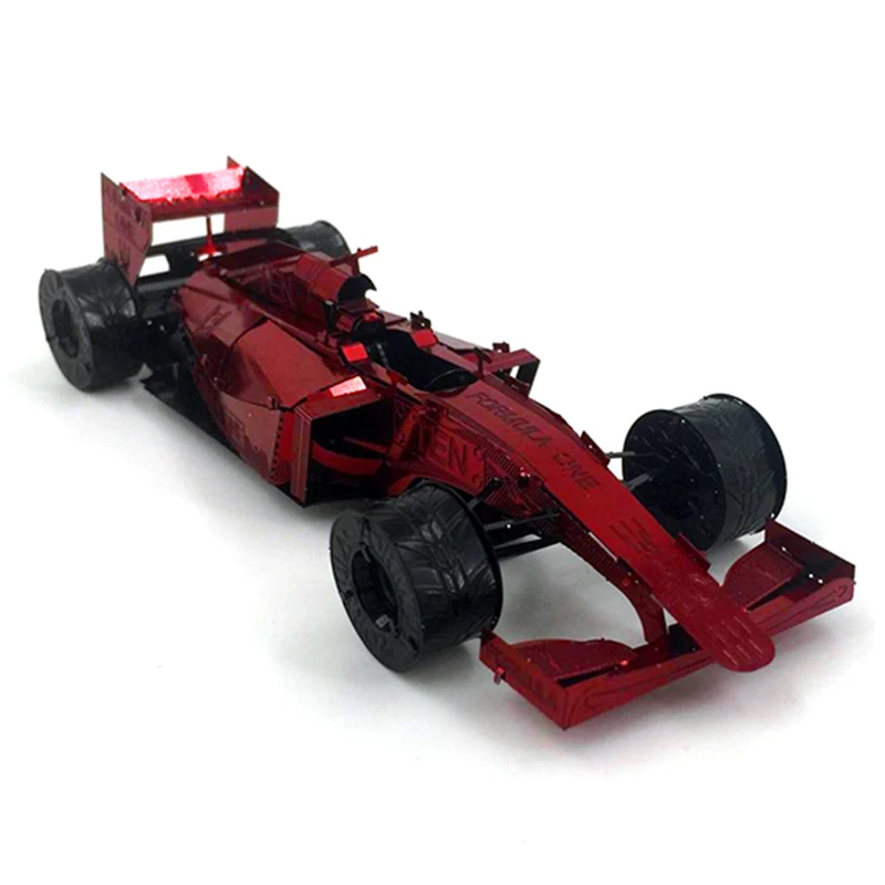 3D металлические Пазлы для красных F1 детей взрослых сборки модели наборы игрушки головоломки DIY Новогодний подарок развивающие настольные игрушки