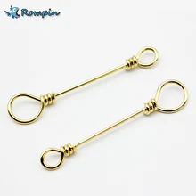 Rompin 30 шт. Малый Рыбалка приманки взрыв Крючки 33 мм из нержавеющей стальной проволоки Рыбалка Весна аксессуары