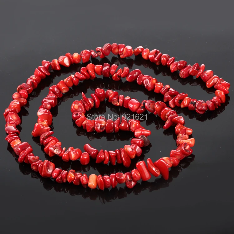 

1strings Imitation Stone Red Coral stone Jewelry Beads D0251