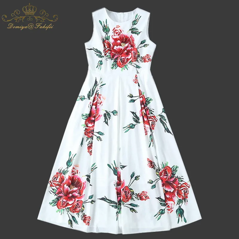 

Family Clothes 2018 Brand Super Quality Girl Dresses Summer Dresses Sequined Flower Print Women Casual Dress Femininas Vestidos