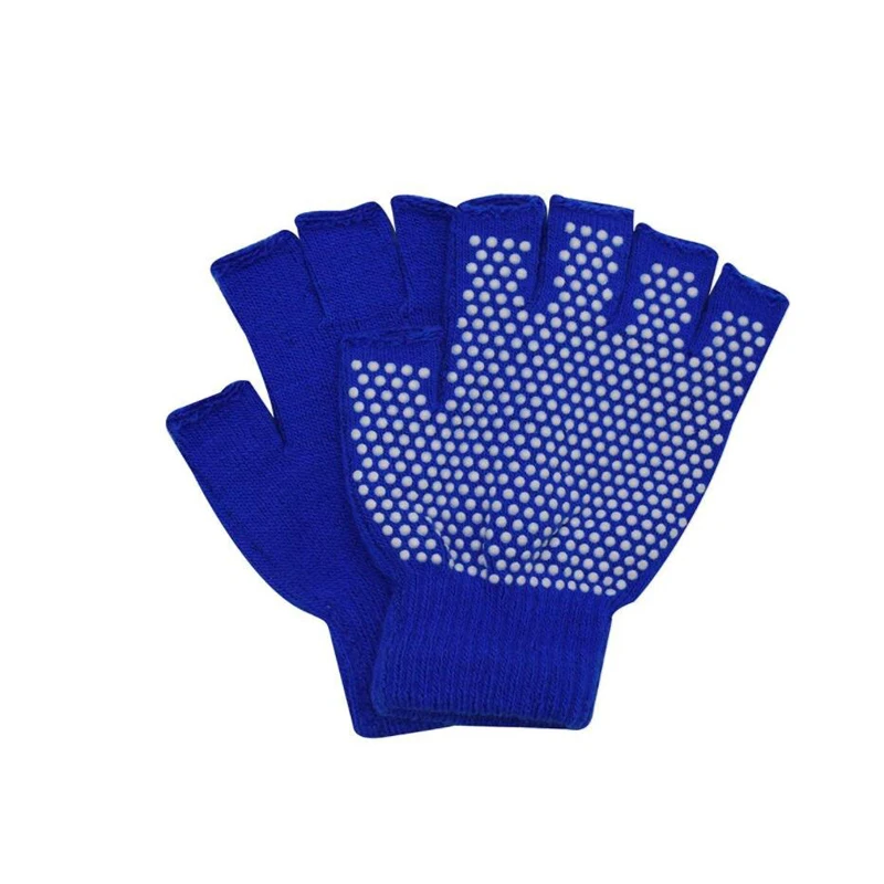 WomenMen Training Gym Gloves Body Building Sport Fitness Weight Lifting Gloves Soft Yoga Gloves Non-Slip Fingerless Design      (6)