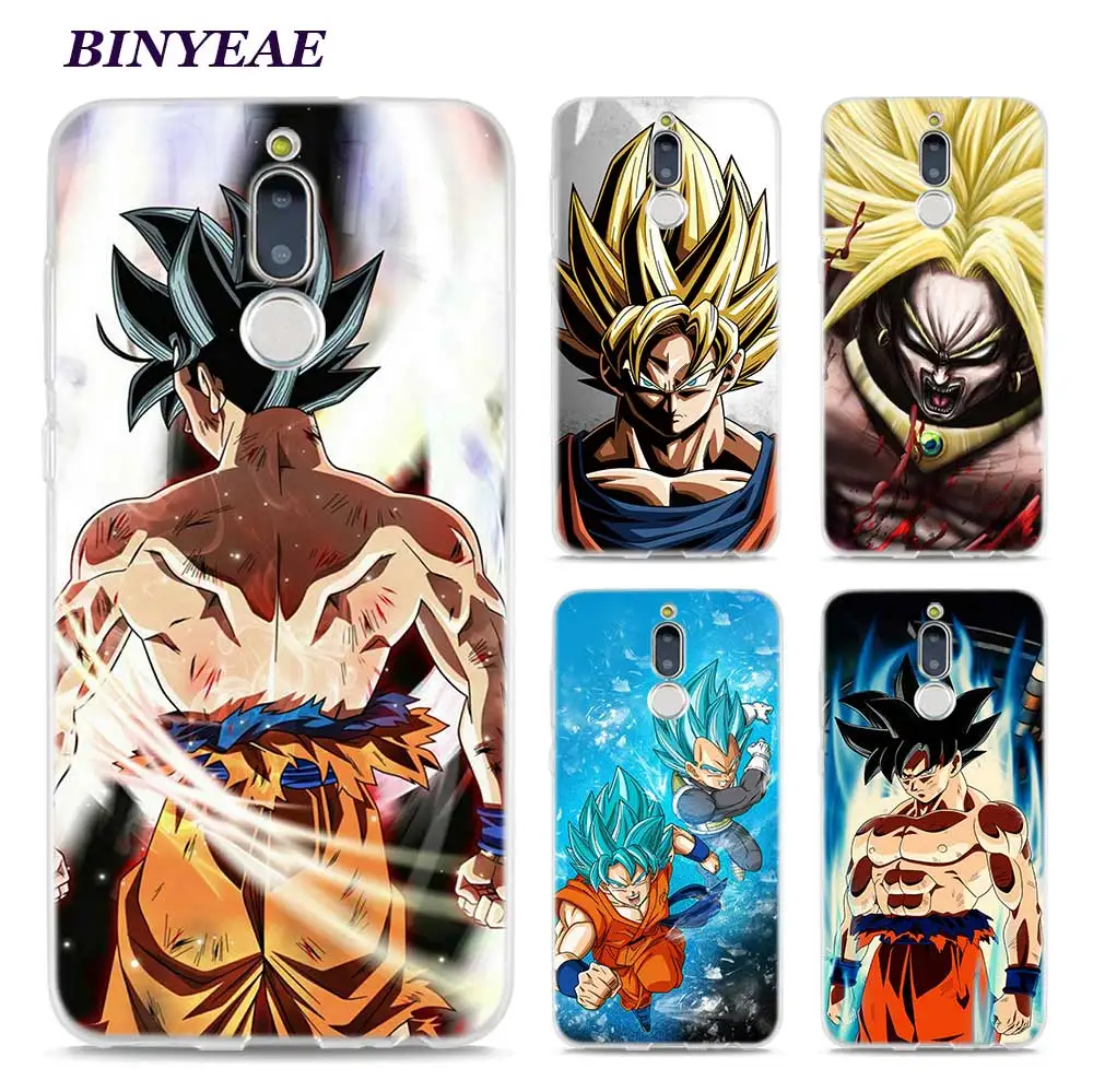 

BINYEAE Dragon Ball Goku Style Clear Soft Silicone Phone Cases for Huawei honor Mate P20 10 9 10Pro P8 P9 P10 Lite 2017
