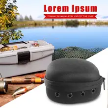 F49 EVA портативная круглая рыбацкая сумка для барабанной катушки рыболовные снасти аксессуары сумка для снаряжения водонепроницаемый кошелек для хранения для рыбалки