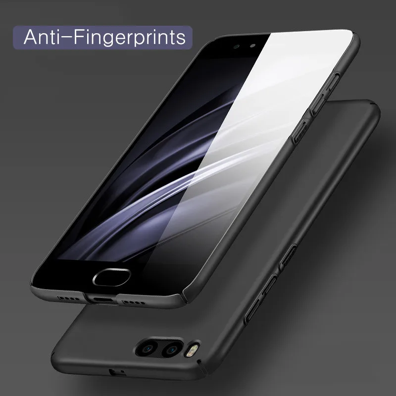 Para xiaomi mi nota 3 caja de la PC trasera dura de la cubierta para xiaomi nota 3 caso MOFi mi note3 cubierta delgada sólida simple capa coque funda 5.5\