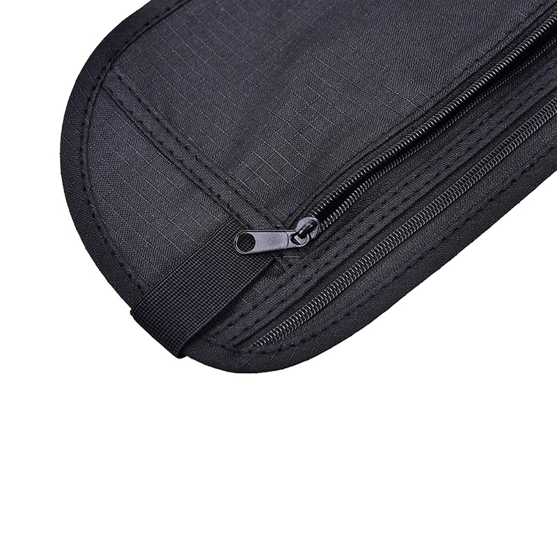 1pc Travel Storage Bag Money Security Purse Cards Waist Belt Tickets Bag Pouch 25.8*13.5 Cm Sports Bags