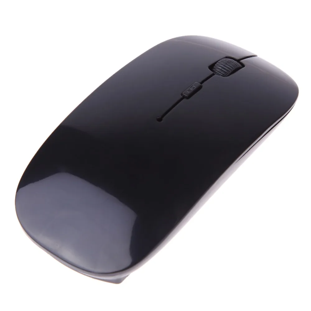 USB Беспроводная оптическая мышь 2,4G приемник dpi 2400 Супер тонкая компьютерная мышь для Apple PC ноутбук настольные мыши мышь