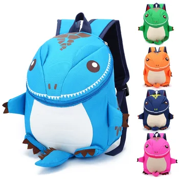 

2019 Cartoon Dinosaur Tyrannosaurus Baby Toy Girl Boy Children kindergarten Nursery Soft bag Schoolbags Kids Student Backpacks