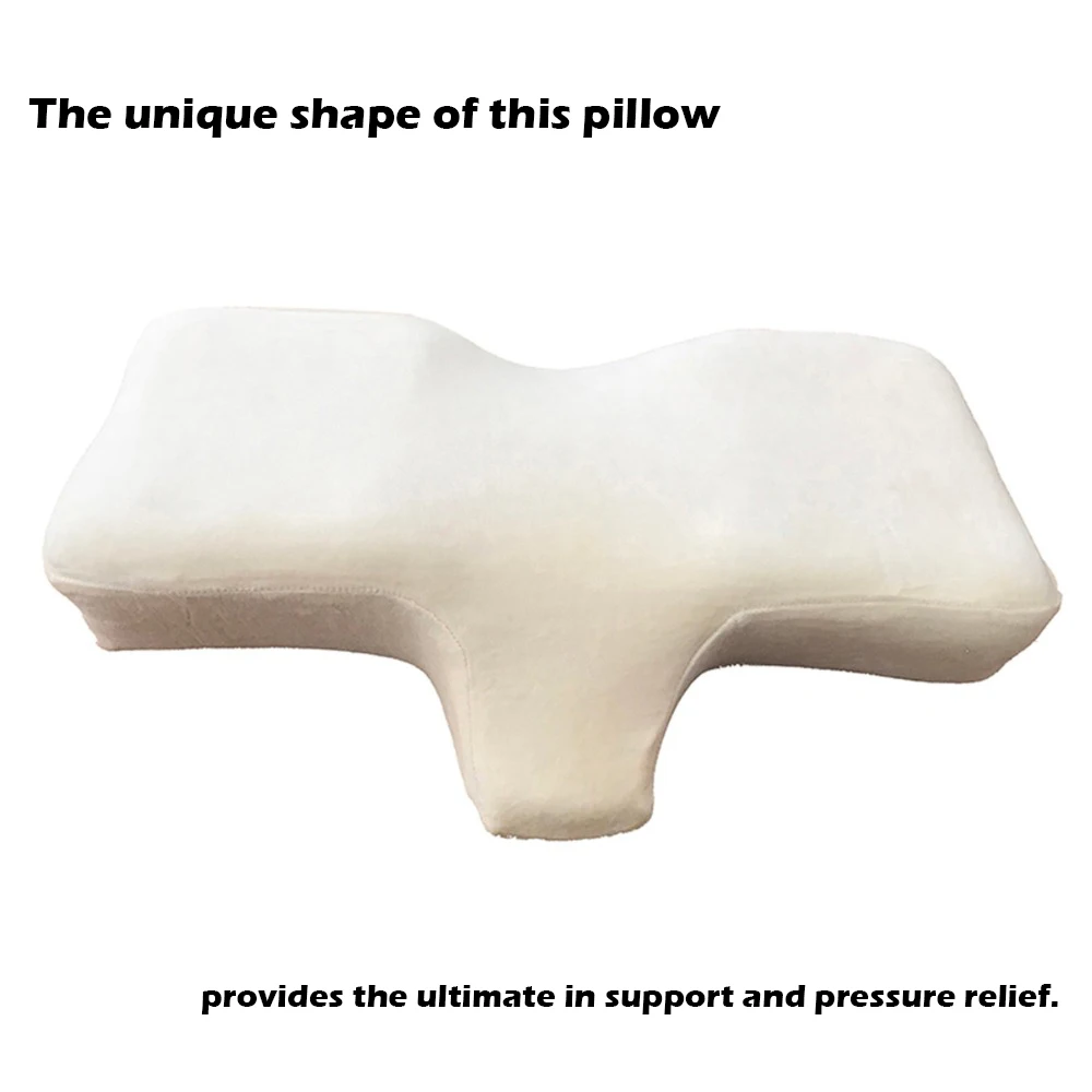 Высокое качество, подушка для наращивания ресниц из пены с эффектом памяти, эргономичная подушка для улучшения формы сна, идеальный вогнутый подголовник, поддержка шеи