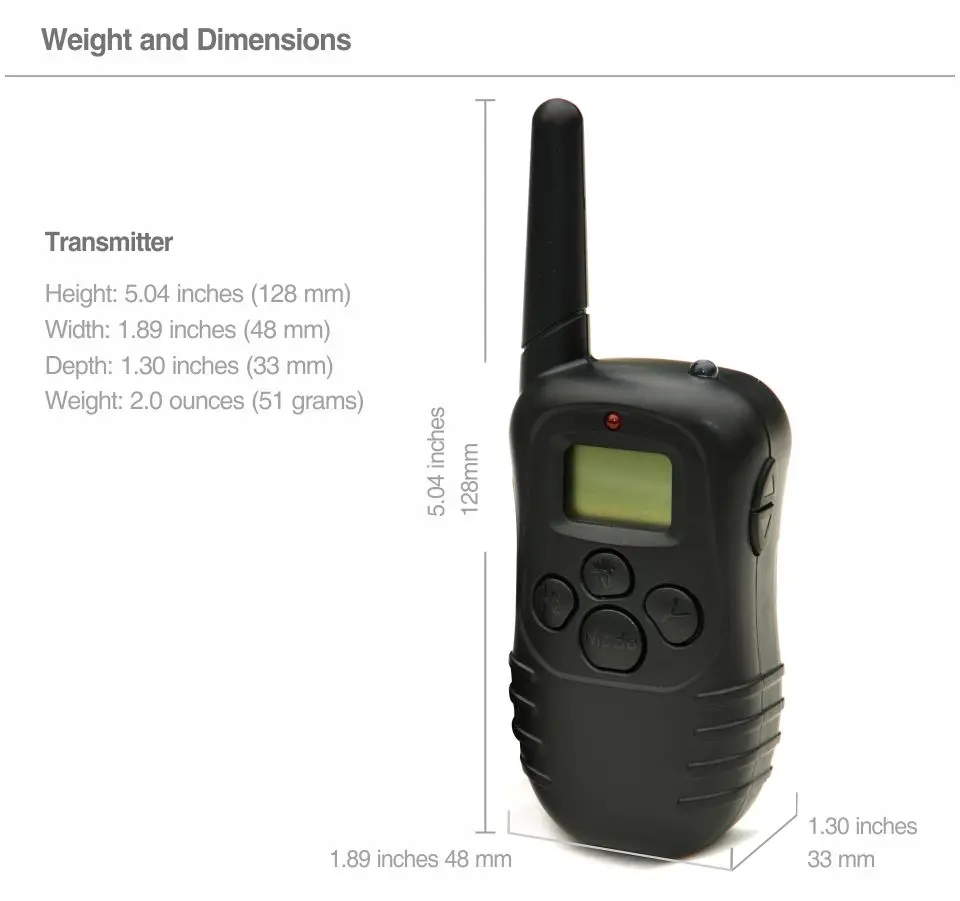 5th Pet Training Collar PET998DB